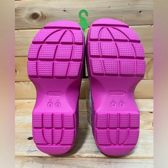 Hello Kitty Kuromi My Melody Stomp Sandals Crocs - Black / Pink - Picture 11 of 13